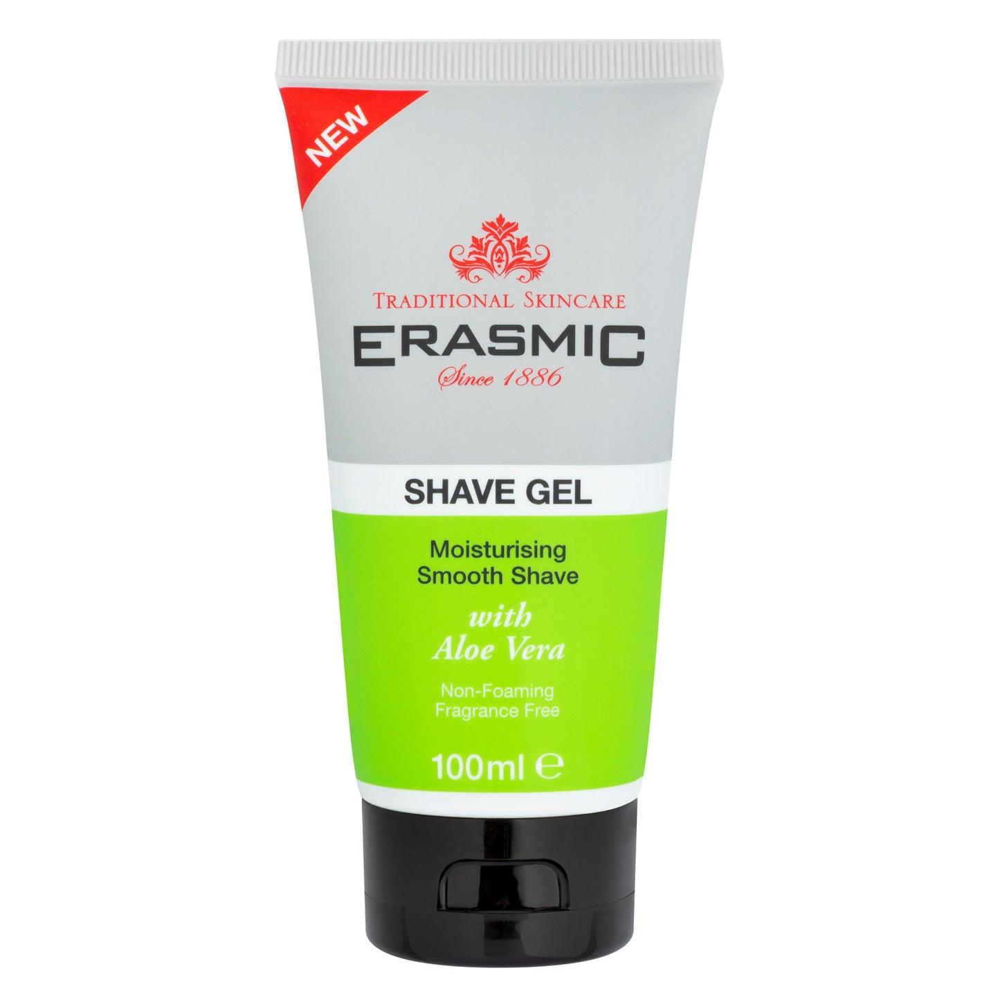 Shop Erasmic Aloe Vera Shaving Gel 100ml for men. Enjoy a smooth, comfortable shave with a moisturising aloe vera formula designed for daily grooming.