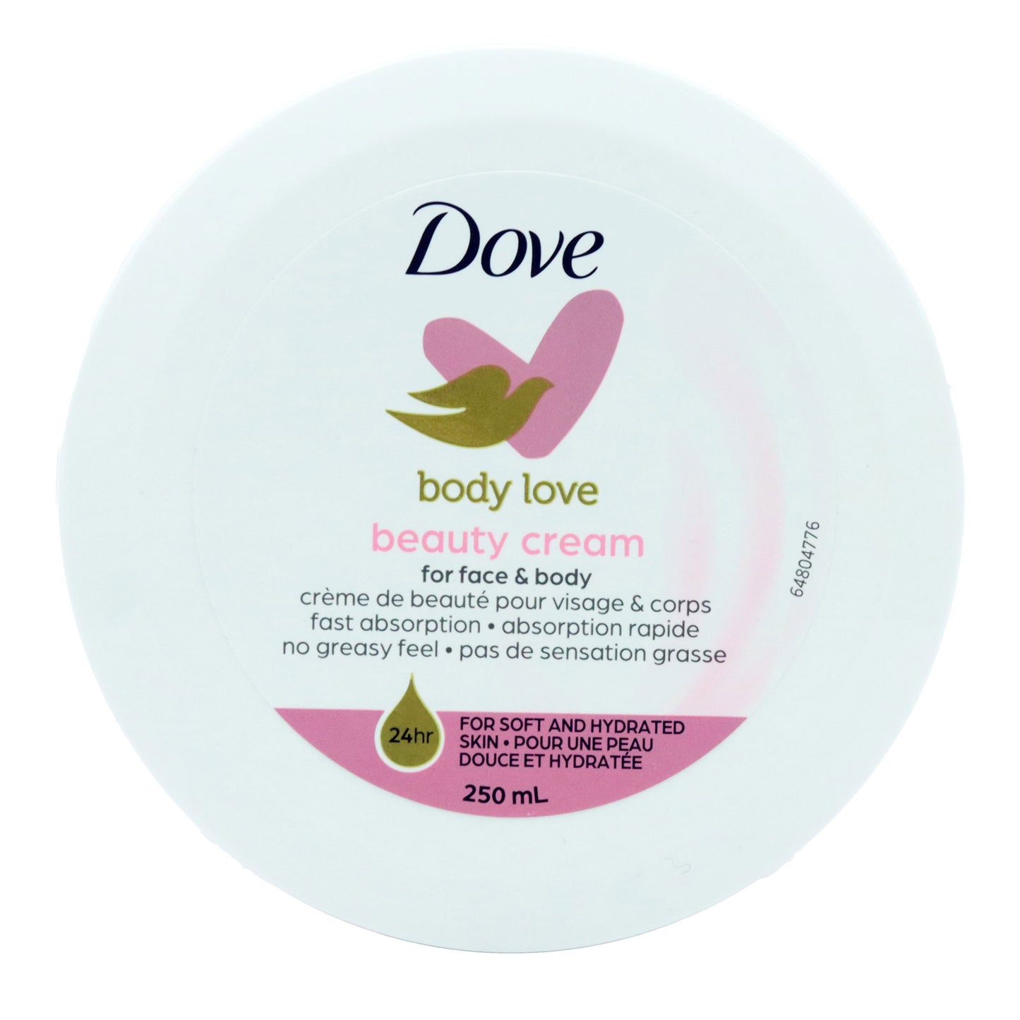Dove Beauty Cream Body Lotion 250ml - Deep Moisturising Hydration for Soft, Smooth Skin