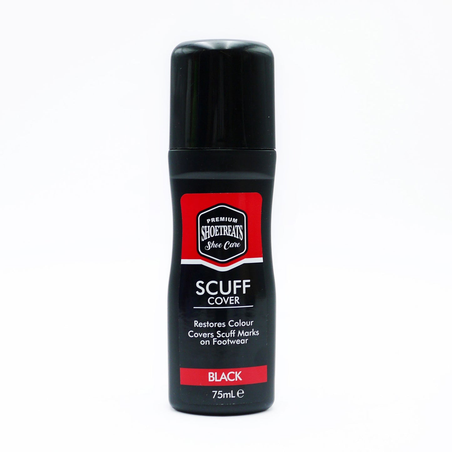 Shoetreats Black Scuff Cover Shoe Polish 75ml - Instant Shine & Scratch Repair