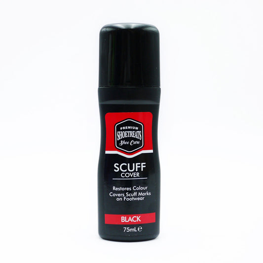 Shoetreats Black Scuff Cover Shoe Polish 75ml - Instant Shine & Scratch Repair