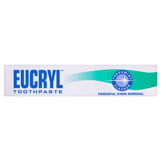 Eucryl Freshmint Whitening Toothpaste 50ml | Stain Removal & Fresh Breath