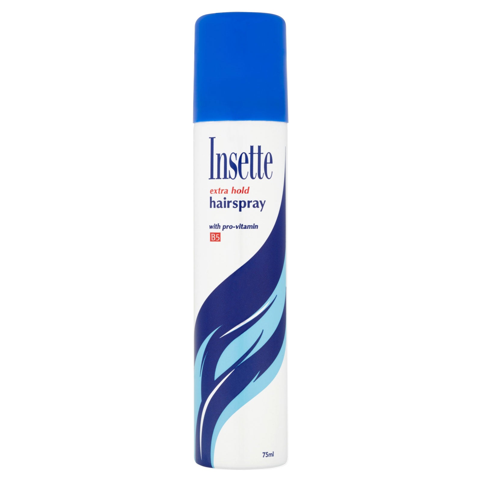 Buy Insette Extra Hold Hair Spray 75ml. A convenient travel-size hairspray for everyday styling and extra hold. Perfect for home, holidays, gym bags and more.