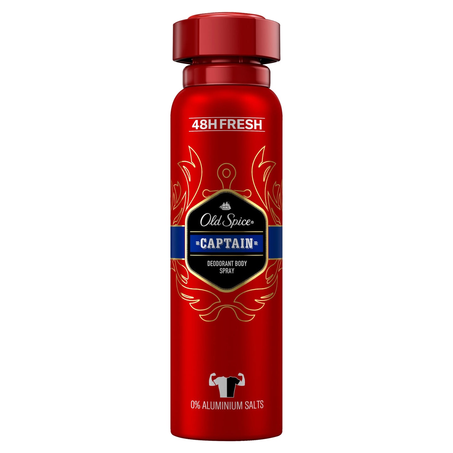 Stay fresh all day with Old Spice Captain Deodorant Body Spray 150ml. Long-lasting odour protection with a fresh masculine fragrance. Shop now.