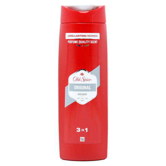 Stay fresh all day with Old Spice Original 3-in-1 Wash 400ml. A men's shampoo, shower gel and body wash with a classic fresh fragrance. Shop now.