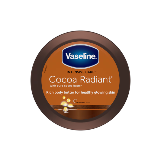 Vaseline Intensive Care Cocoa Radiant Body Butter 250ml Deep Moisturising Cream for Dry Skin